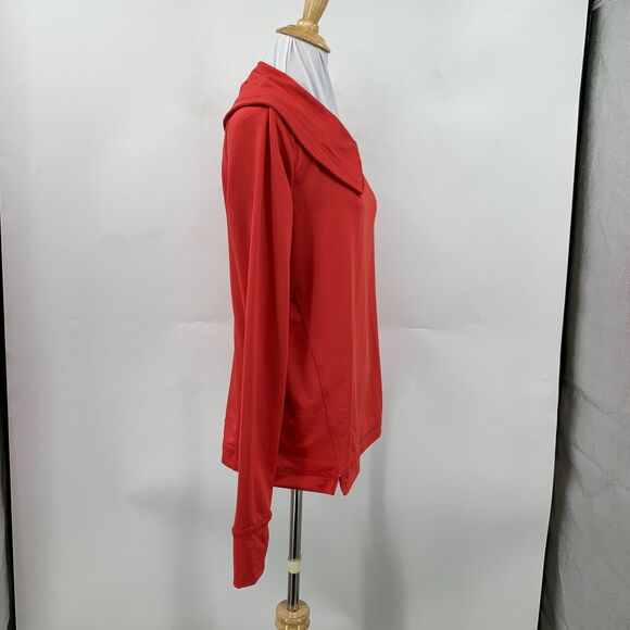 J.Jill Fit Jacket Womens XS Extra Small Shawl Asymmetrical Half Zip Thumbholes - Picture 5 of 13